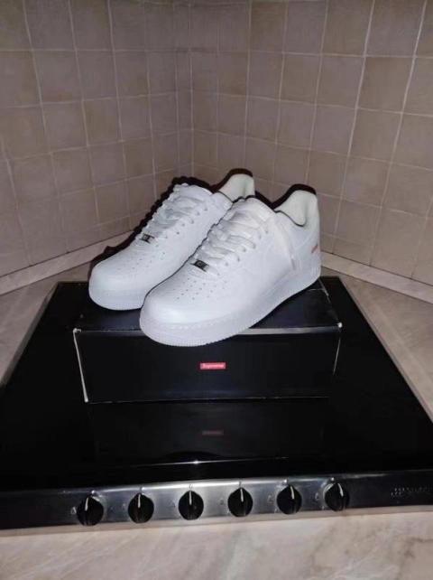 [Feedback] Nike Air Force 1 Low Supreme White-Red from obosneaker