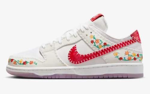 Official Images: Nike SB Dunk Low Decon N7 Sail Red - obosneaker news