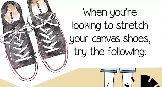 WAYS TO STRETCH YOUR CANVAS SHOES