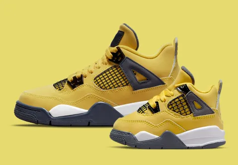 The Air Jordan 4 “Lightning” Releases In Full Family Sizes On August 28th