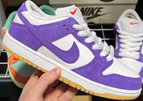 Nike SB Dunk Low Purple Suede
