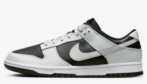 A Nike Dunk Low Reverse Panda With Neon Accents