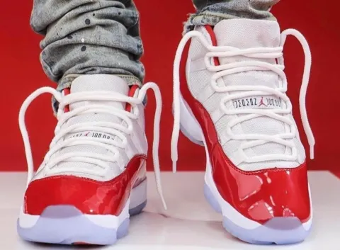 Peep These On-Feet Images Of The Air Jordan 11 Cherry