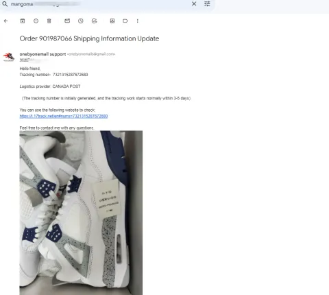 obosneaker Shipping-Air Jordan 4 Retro Midnight Navy