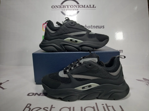 Obosneaker QC pics ：Dior B22 Black Silver 3SN231ZNG_H969