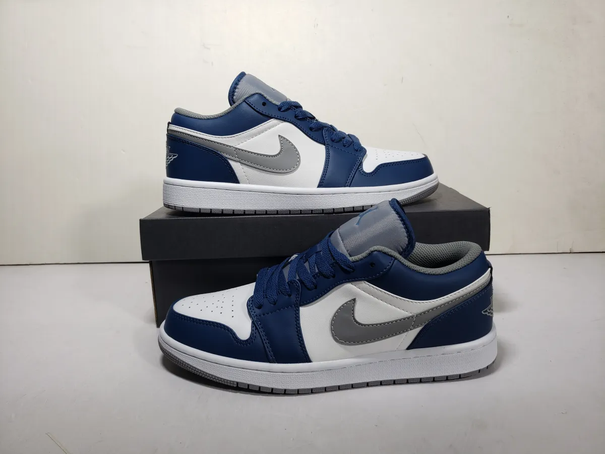 Obosneaker QC pics ：Air Jordan 1 Low True Blue 553558-412