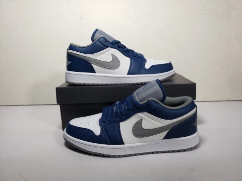 Obosneaker QC pics ：Air Jordan 1 Low True Blue 553558-412