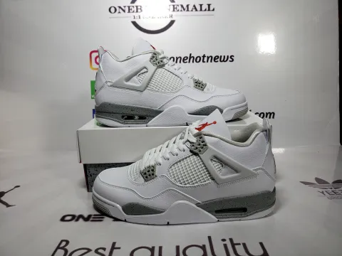 Obosneaker QC pics ：Air Jordan 4 Retro White Oreo (2021) CT8527-100