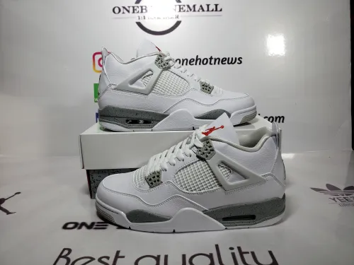 Obosneaker QC pics ：Air Jordan 4 Retro White Oreo (2021) CT8527-100