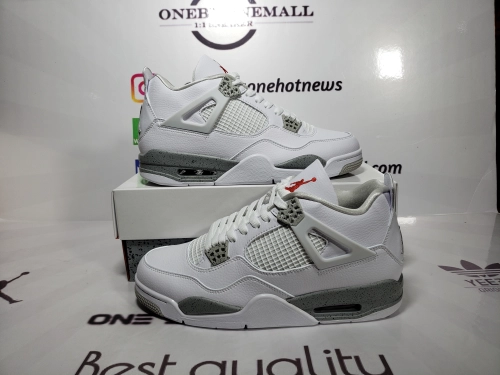 Obosneaker QC pics ：Air Jordan 4 Retro White Oreo (2021) CT8527-100