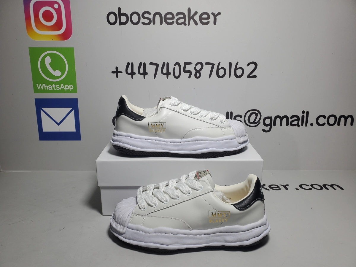 Obosneaker website offers the best maison mihara reps: quality guaranteed mihara yasuhiro white and white black gold