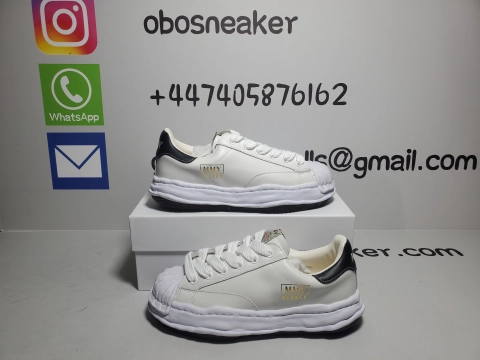 Obosneaker Platform QC Pics Quality Assurance: MIHARA YASUHIRO White And White Black Gold AO6FW702