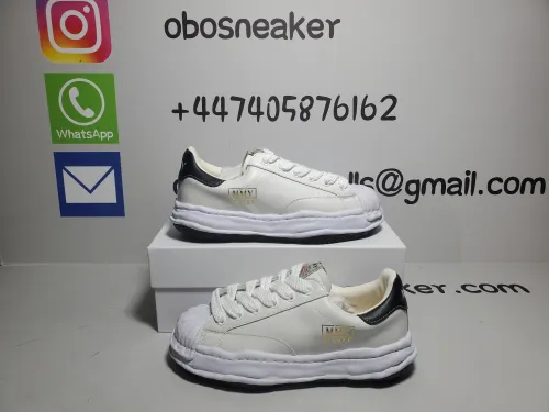 Obosneaker Platform QC Pics Quality Assurance: MIHARA YASUHIRO White And White Black Gold AO6FW702