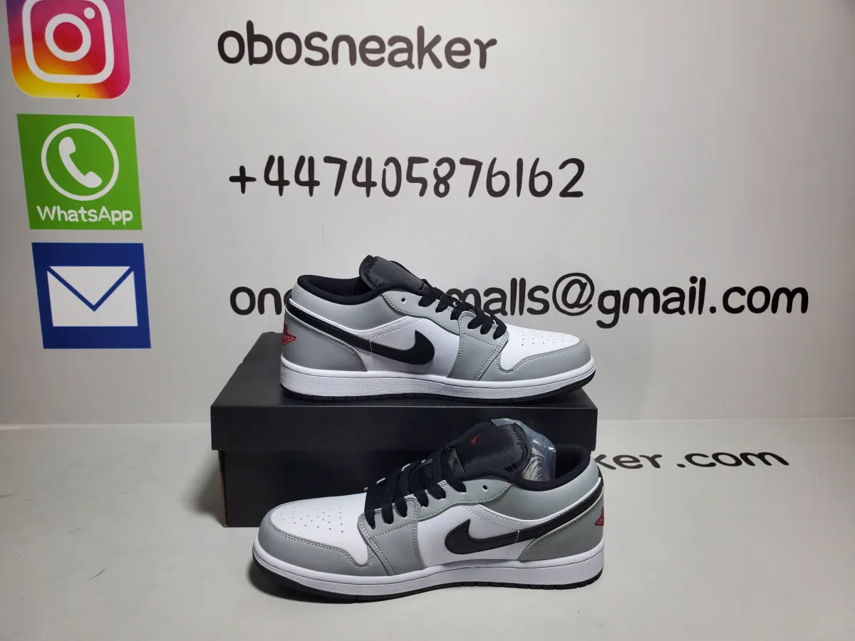 Crafted jordan 1 reps on the obosneaker website - Air jordan 1 low light smoke gray