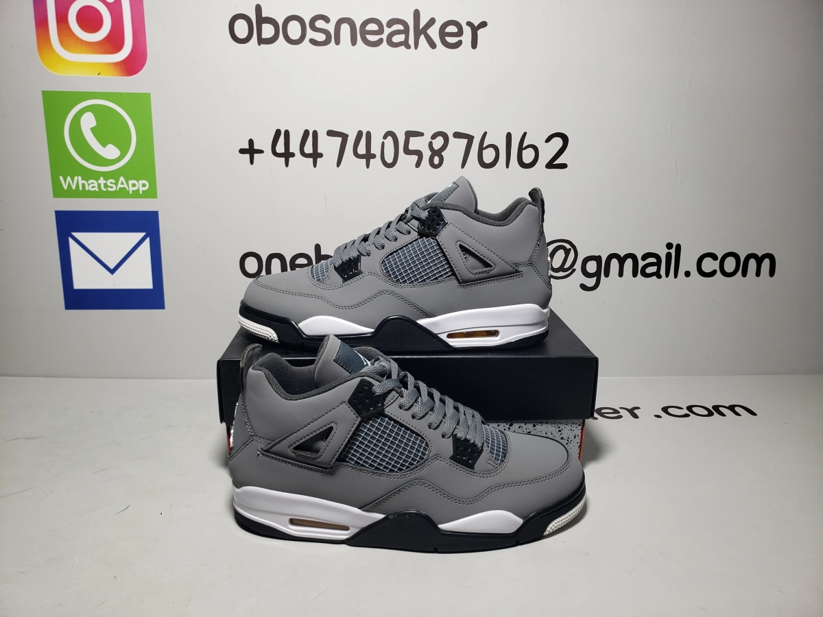 The obosneaker website provides excellent performance jordan 4 reps - Air jordan 4 retro cool grey