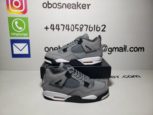 Obosneaker QC pics ：Air Jordan 4 Retro Cool Grey 