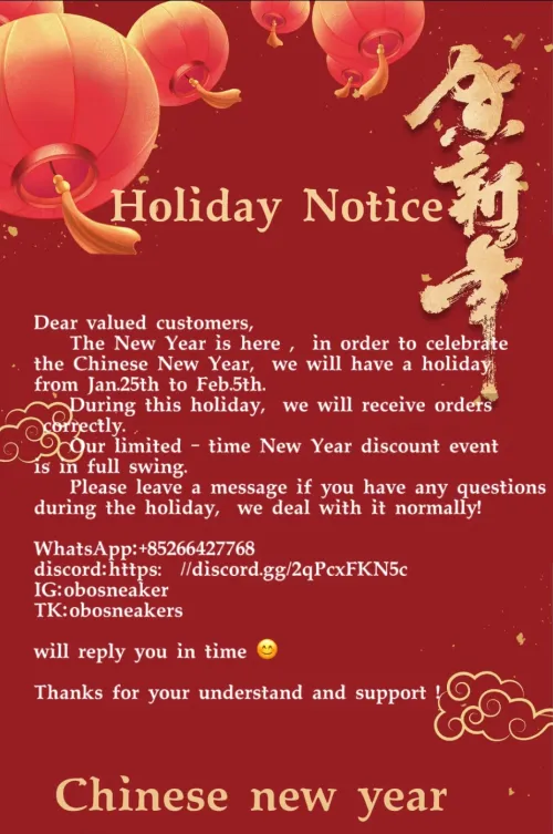 holiday notice