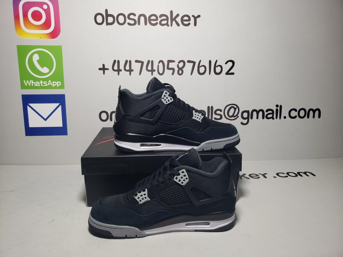 Jordan 4 reps with exquisite details and good workmanship are sold at affordable prices on the obosneaker website.