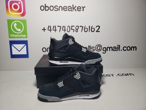 Obosneaker QC Pics ：Air Jordan 4 Retro SE Black Canvas