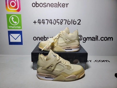Obosneaker QC Pics ：Jordan 4 Retro Off-White Sail (Women's)