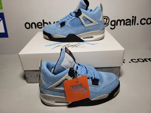 Obosneaker QC Pics ：Air Jordan 4 Retro University Blue