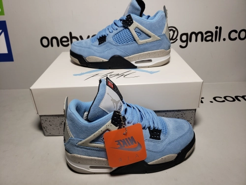 Obosneaker QC Pics ：Air Jordan 4 Retro University Blue