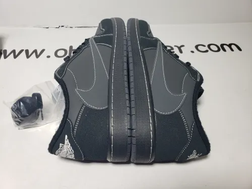 Obosneaker QC Pics ：Air Jordan 1 Retro Low OG SP Travis Scott Black Phantom