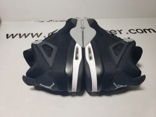 Obosneaker QC Pics ：Air Jordan 4 Retro SE Black Canvas 