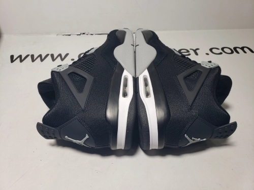 Obosneaker QC Pics ：Air Jordan 4 Retro SE Black Canvas 