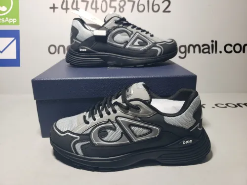 Obosneaker QC Pics ：Dior B30 Grey Anthracite Trainer
