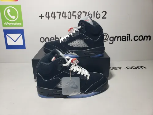 Obosneaker QC Pics ：Air Jordan 5 “Black Metallic Reimagined