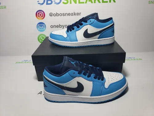 Obosneaker QC Pics ：Air Jordan 1 Low UNC (2021)