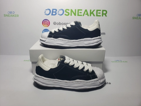 Obosneaker QC Pics ：Maison Mihara Yasuhiro Blakey OG Sole Canvas Low Black No Logo