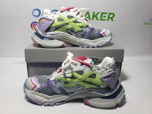 Obosneaker QC Pics ：Balenciaga Runner White Yellow Purple