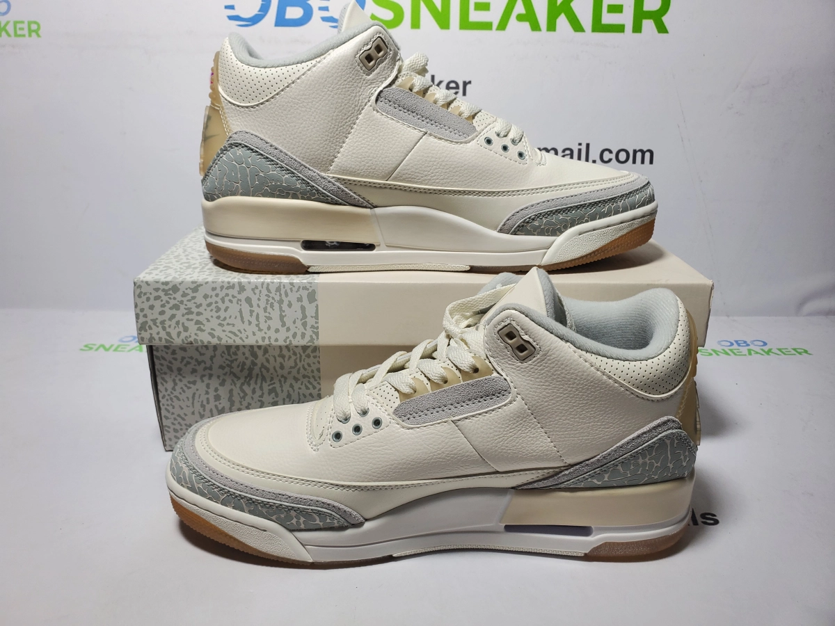 Obosneaker QC Pics ：Air Jordan 3 Retro Craft Ivory