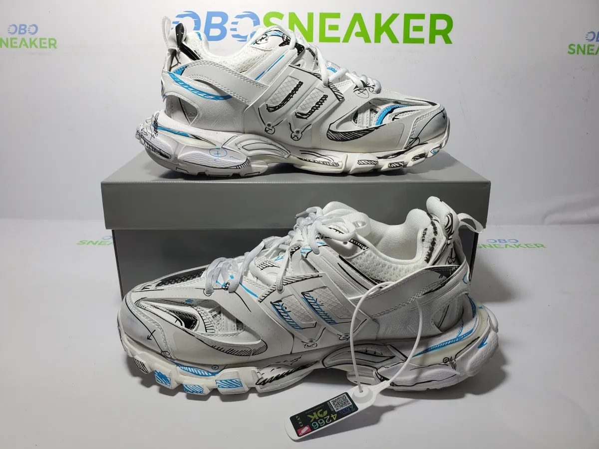 Obosneaker QC Pics ：Balenciaga Tess S.Black Graffiti Art 