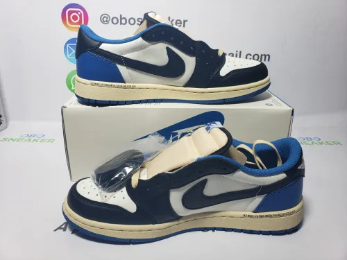 Obosneaker QC Pics ：Travis Scott x Fragment Design x Air Jordan 1 Low DM7866-140