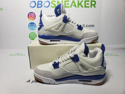 Obosneaker QC Pics ：Nike SB x Air Jordan 4 “Sapphire”Sapphire Blue