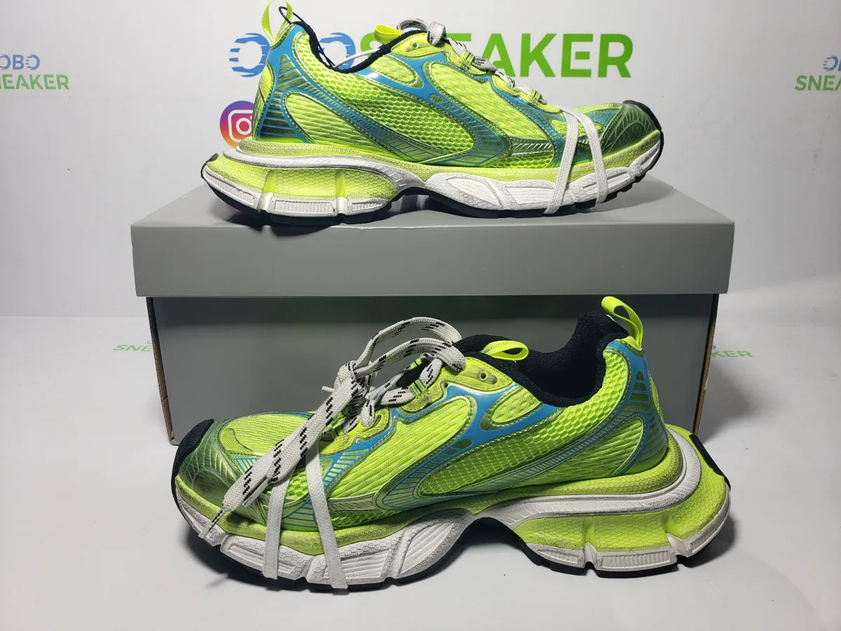 Obosneaker QC Pics ：Balenciaga Black Black Fluorescent Green
