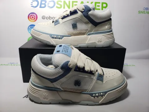 Obosneaker QC Pics ：AMIRI MA-1 White Blue SS23MFS012-123