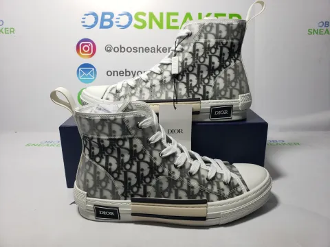 Obosneaker QC Pics ：Dior B23 High Top Logo Oblique 3SH118YJP_H069