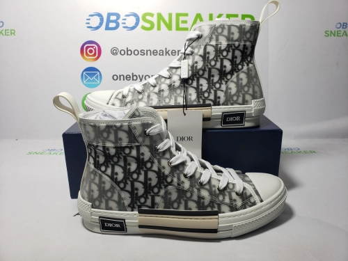 Obosneaker QC Pics ：Dior B23 High Top Logo Oblique  3SH118YJP_H069