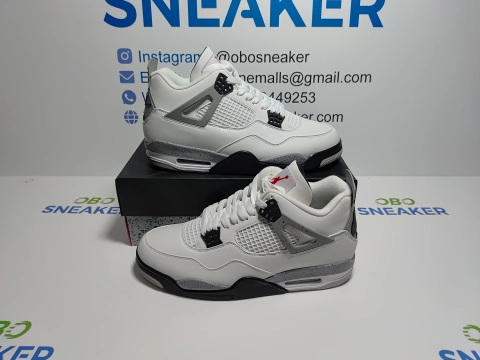 Obosneaker QC Pics ：Jordan 4 Retro White Cement (2025) FV5029-100