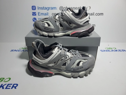 Obosneaker QC Pics ： Balenciaga Tess S.Grey 555032 W1GB7 1214 (With LED)