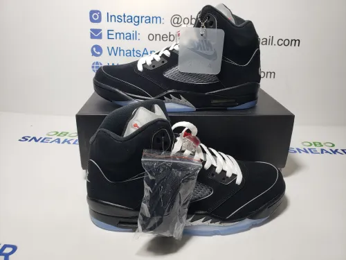 Obosneaker QC Pics ：Air Jordan 5 “Black Metallic Reimagined