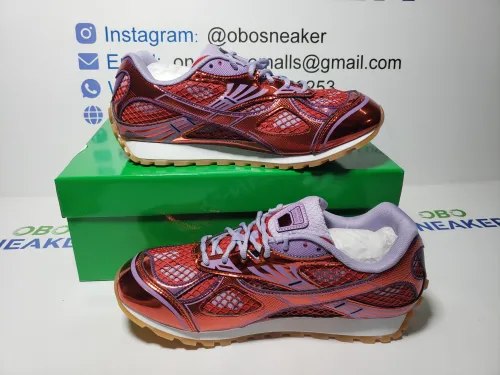 Obosneaker QC Pics ：Bottega Veneta Orbit Silver Red