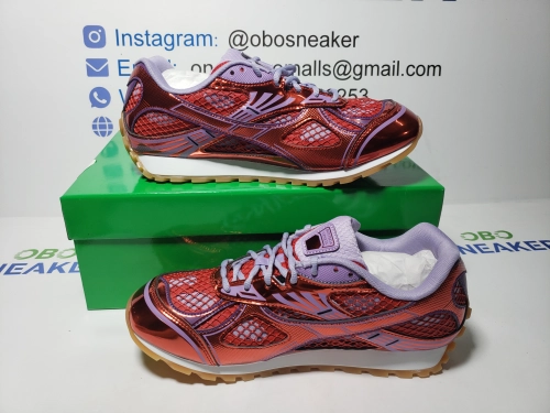 Obosneaker QC Pics ：Bottega Veneta Orbit Silver Red
