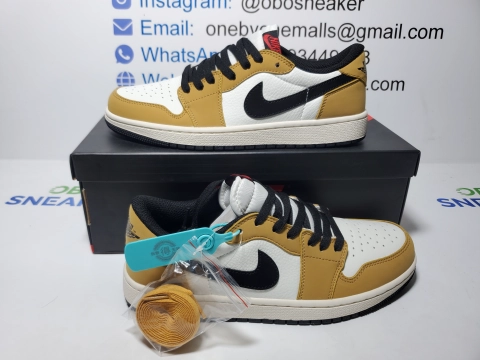 Obosneaker QC Pics ：Air Jordan 1 Retro Low OG 'Rookie of the Year' CZ0790-107