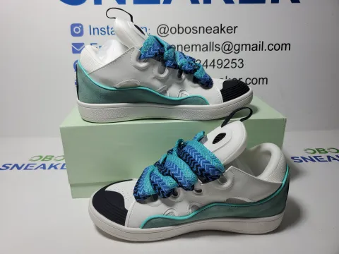 Obosneaker QC Pics ： LANVIN White White Blue
