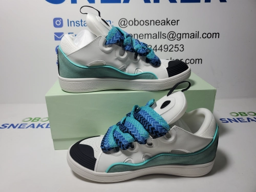 Obosneaker QC Pics ： LANVIN White White Blue